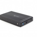 Gembird external enclosure 3.5" USB 3.0, black