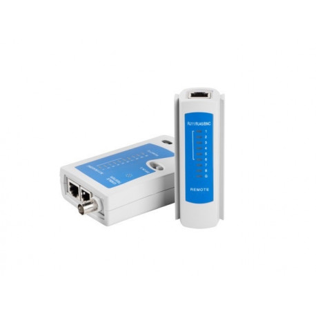 Cable tester RJ-45, RJ-12, RJ-11, Coaxial