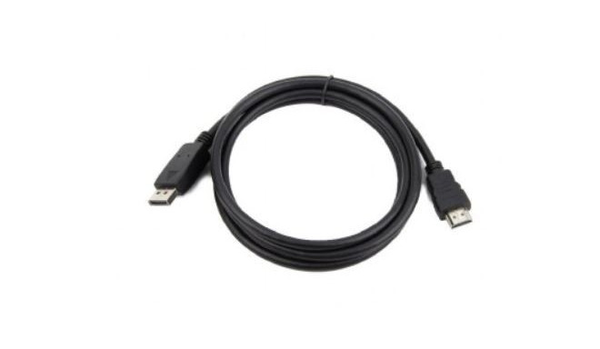 DisplayPort to HDMI cable male black 10m