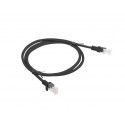 Patchcord cat.6 1.0M UTP black