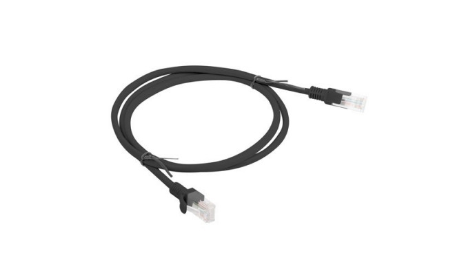 Patchcord cat.6 1.0M UTP black