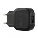 Qoltec USB-laadija 12W Network 5V 2.4A USB + USB-C kaabel