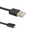 Qoltec charger 12W Network 5V 2.4A USB + USB-C cable