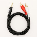 TB kaabel 3,5mm MiniJack 2x RCA M/M 1,5m