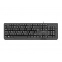 Keyboard Trout Slim 1.8m black USB
