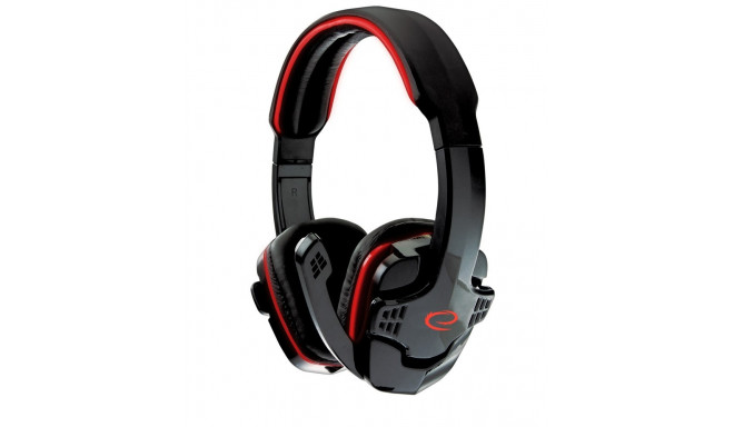 Espranza headset Raven EGH310R , red