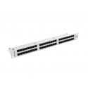 Patch Panel 48 Port 1U Cat.6 gray