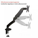 Desk handle on gas spring for 1 LCD monitor / LED 13-27 "L-11GD