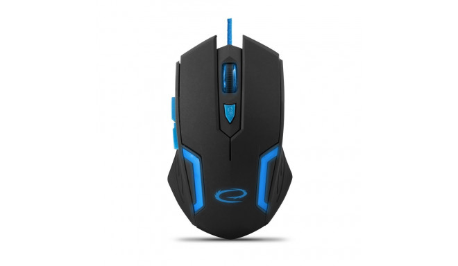 WIRED FOR PLAYERS MOUSE 6D Optical USB MX205 FIGHTER BLUE