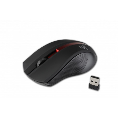 Rebeltec wireless mouse Galaxy, black/red