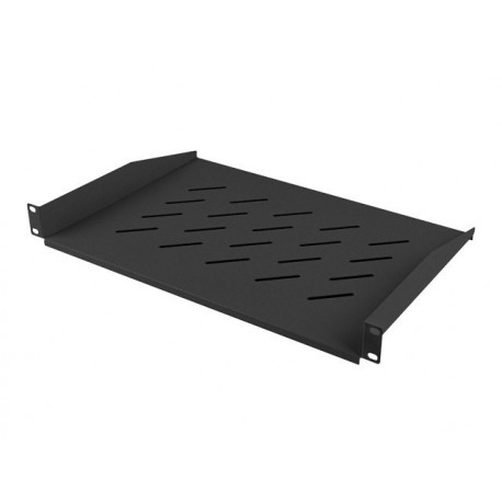 1U 19" Fixed Rack Shelf, 315mm Depth, Black