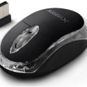 Wireless mouse XM105W,3D,2.4GHz, black