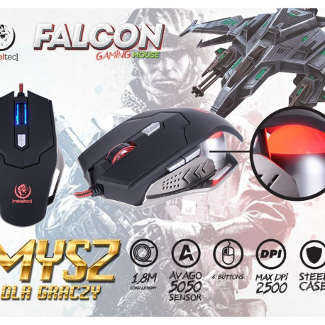 Gaming optical mouse USB FALCON