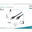 Extension Cable USB 3.0 SuperSpeed Type USB A/USB A/Z black 3,0m