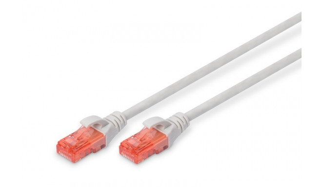 Patch cord U/UTP kat.6 PVC 2m grey