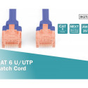 Patch cord U/UTP kat.6 PVC 3m blue