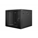 Wall-Mounted Rack 19'' 9U 600X600mm black