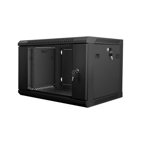 Wall-Mounted Rack 19'' 6U 600X450mm black