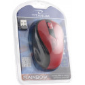 WIRELESS OPTICAL MOUSE 1000DPI TM114R RED
