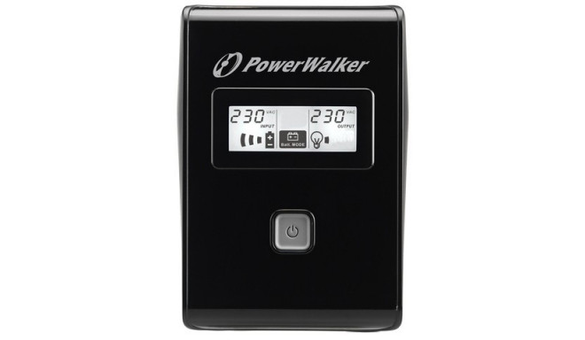 UPS line-interactive 850VA 2X SCHUKO OUT, RJ11 IN/ OUT, USB, LCD