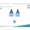 Patch cord RJ45/RJ45 U/UTP kat. 5e 5,0m AWG 26/7 PVC black