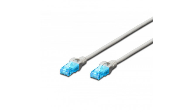 Patch cord U/UTP kat.5ePVC 1,0m gray