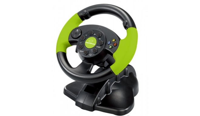 STEERING WHEEL EG104 PC/PS3 X-BOX 360, VIBRATION FOR