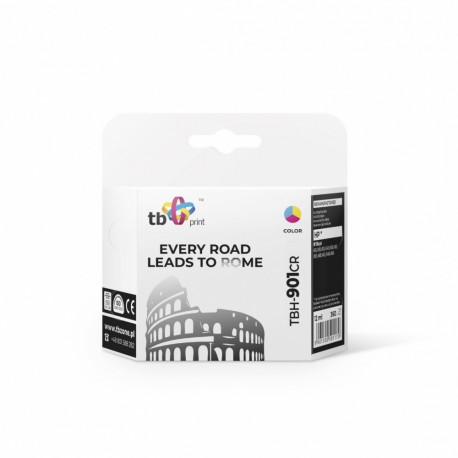 Ink HP OJ J4580 Color remanufactured TBH-901CR