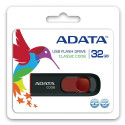 Adata flash drive 32GB C008, black/red