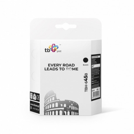 Ink TBH-645B (HP No. 45 - 51645AE) Black remanufactured