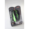 Wired Optical Mouse 800dpi black & green MT1091G