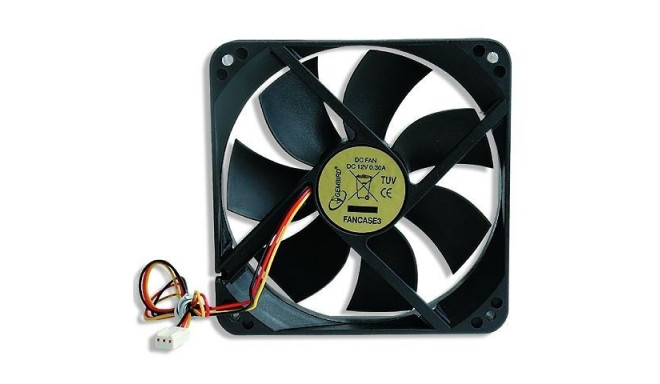 Fan 120x120x25mm 3-pin housing / power supply