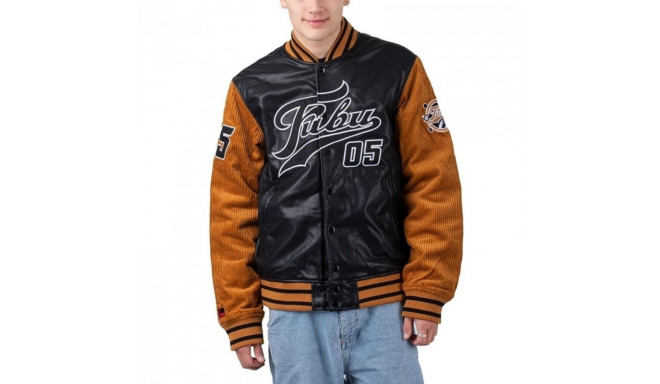 Fubu Bomber Jacket Varsity Block Corduroy Jacket M 6075110 (M)