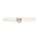 Pinko belt with crystals H2 W 100143A110 white (L)