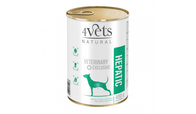 4VETS Natural Hepatic Dog  - wet dog food -  400 g