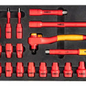 Neo Tools electrician service box 52 pieces in 22" strong box