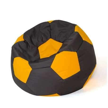 Sako bag pouffe Ball black-yellow XL 120 cm