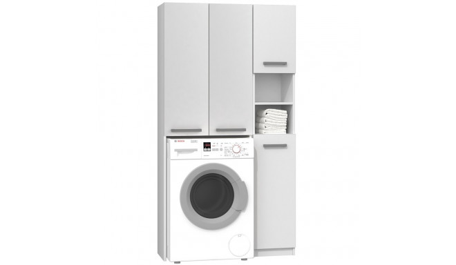 Topeshop ZESTAW MARPOL DD BIEL bathroom storage cabinet White