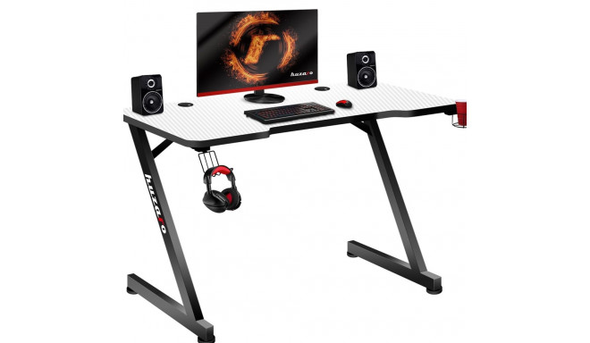 GAMING DESK HUZARO HERO 2.5 WHITE