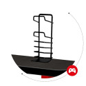Huzaro Hero 5.0 computer desk Black, Red