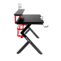 Huzaro Hero 5.0 computer desk Black, Red
