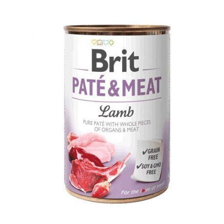 BRIT Paté & Meat lambaga märg koeratoit 400g