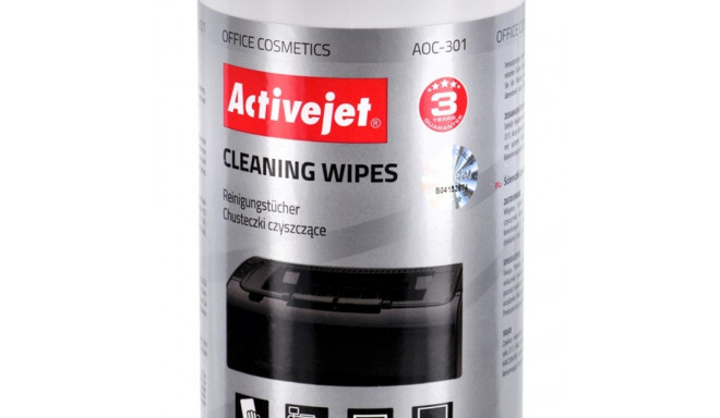 Activejet AOC-301 Universal cleaning wipes 100 pcs.