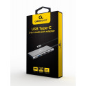 Gembird A-CM-COMBO3-03 USB Type-C 3-in-1 multi-port adapter (Hub + HDMI + PD)