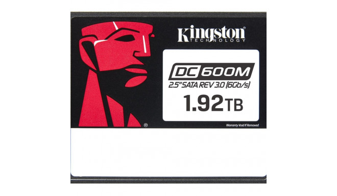 Kingston Technology 1920G DC600M (Mitmeotstarbeline) 2.5” Ettevõtte SATA SSD