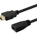 HDMI-HDMI Kaabel Savio CL-132 Must 1 m