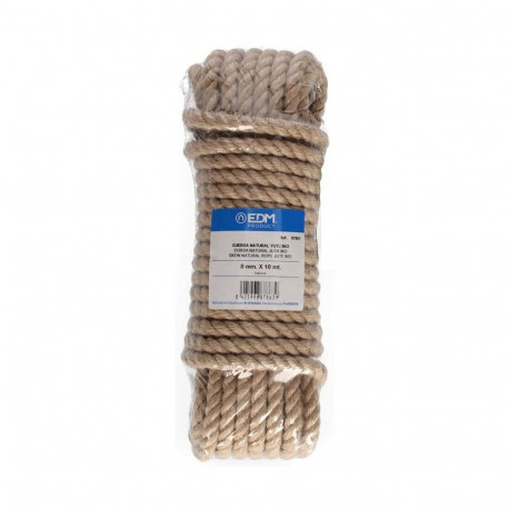 Braided rope EDM 87863 Natural Jute 10 m
