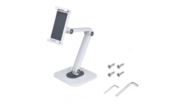 Tablet Mount Startech ADJ-TABLET-STAND-W White
