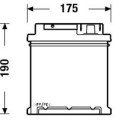 Exide Excell 44Ah 400A 175x175x190-+