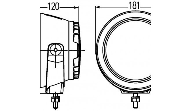 Luminator Comapct LED kaugtuli tükk